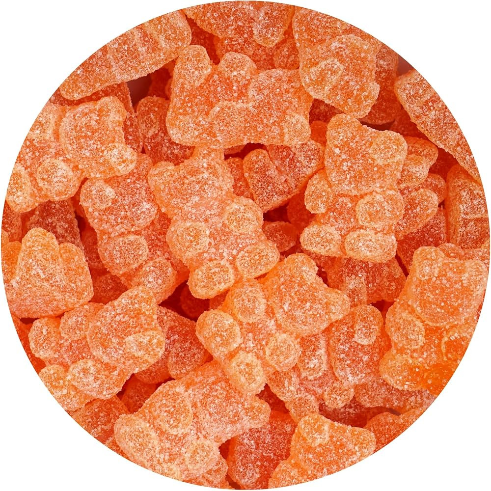 The Hampton Candy Company Mimosa Sour Gummy Bears (Non-Alcoholic), 1 Pound Bulk Bag, Orange Candy... | Amazon (US)