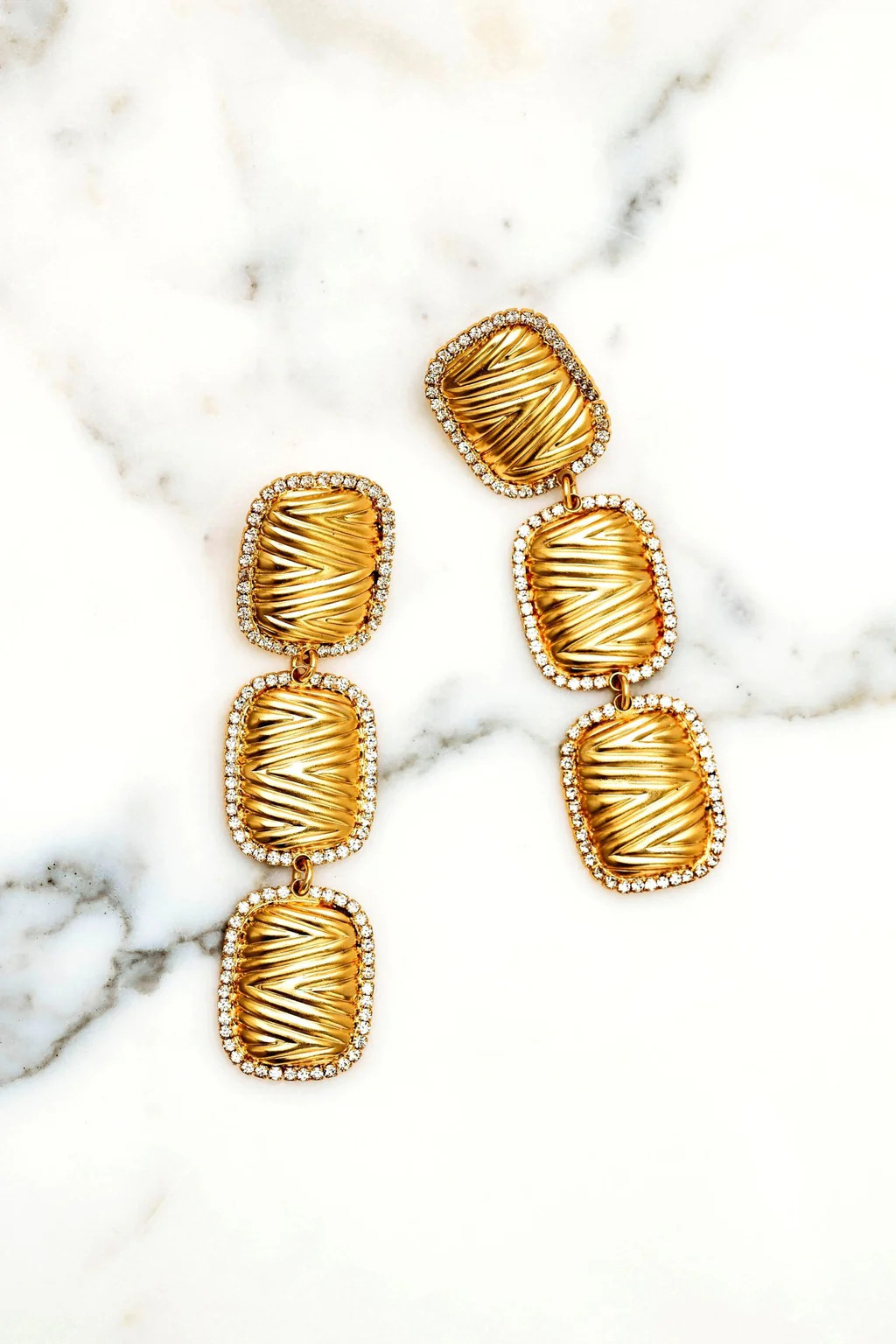 Citrine Earrings, Elizabeth Cole Earrings, Statement Earrings, Wedding Guest Earrings, Holiday Party | Elizabeth Cole Jewelry