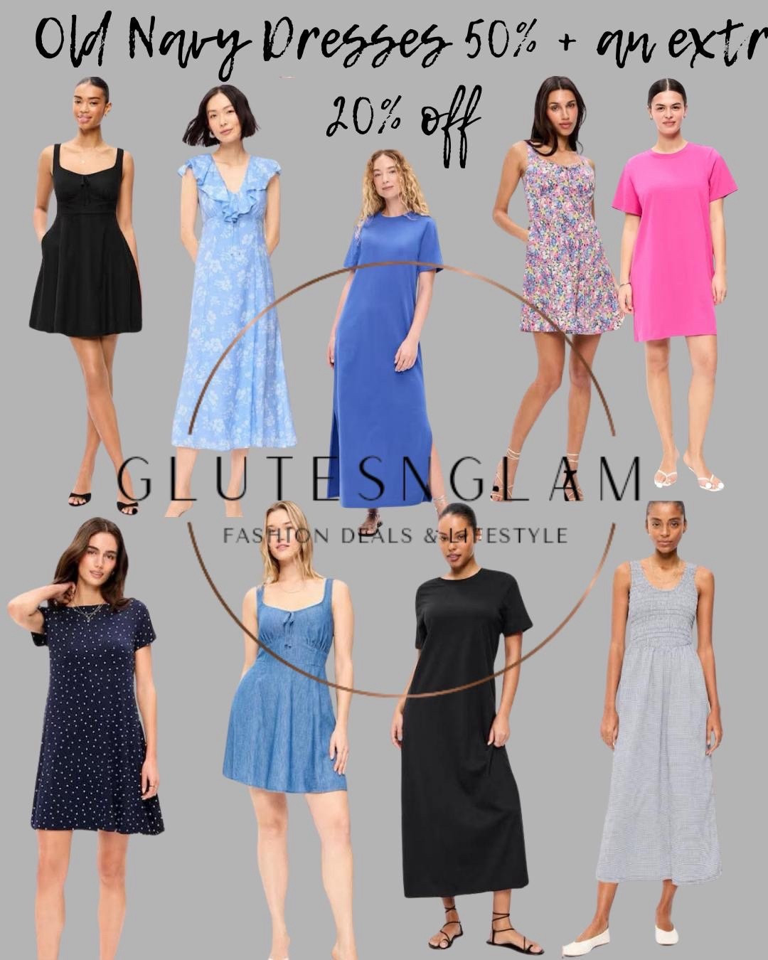 Spring dresses are on sale 50% off plus an extra 20% off at checkout. Old navy dresses, spring dresses, vacation style  

#LTKSeasonal #LTKOver40 #LTKSaleAlert