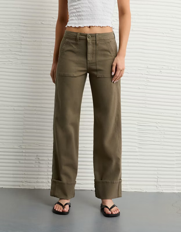 AE Stretch High-Waisted Utility Stovepipe Pant | American Eagle Outfitters (US & CA)