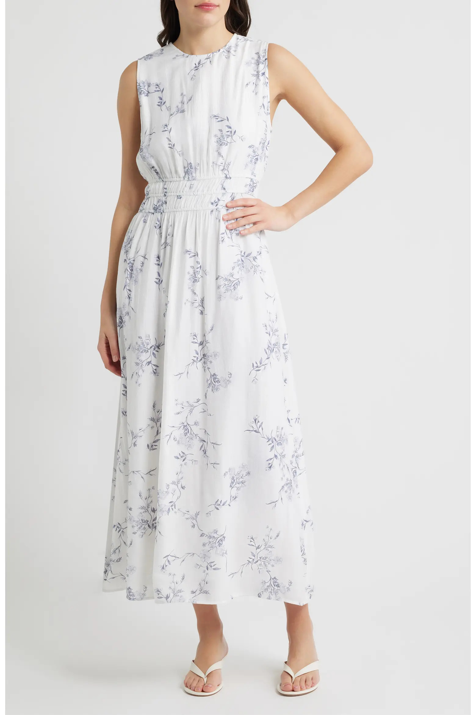 Floral Print Sleeveless Maxi Dress (Women) | Nordstrom | Nordstrom