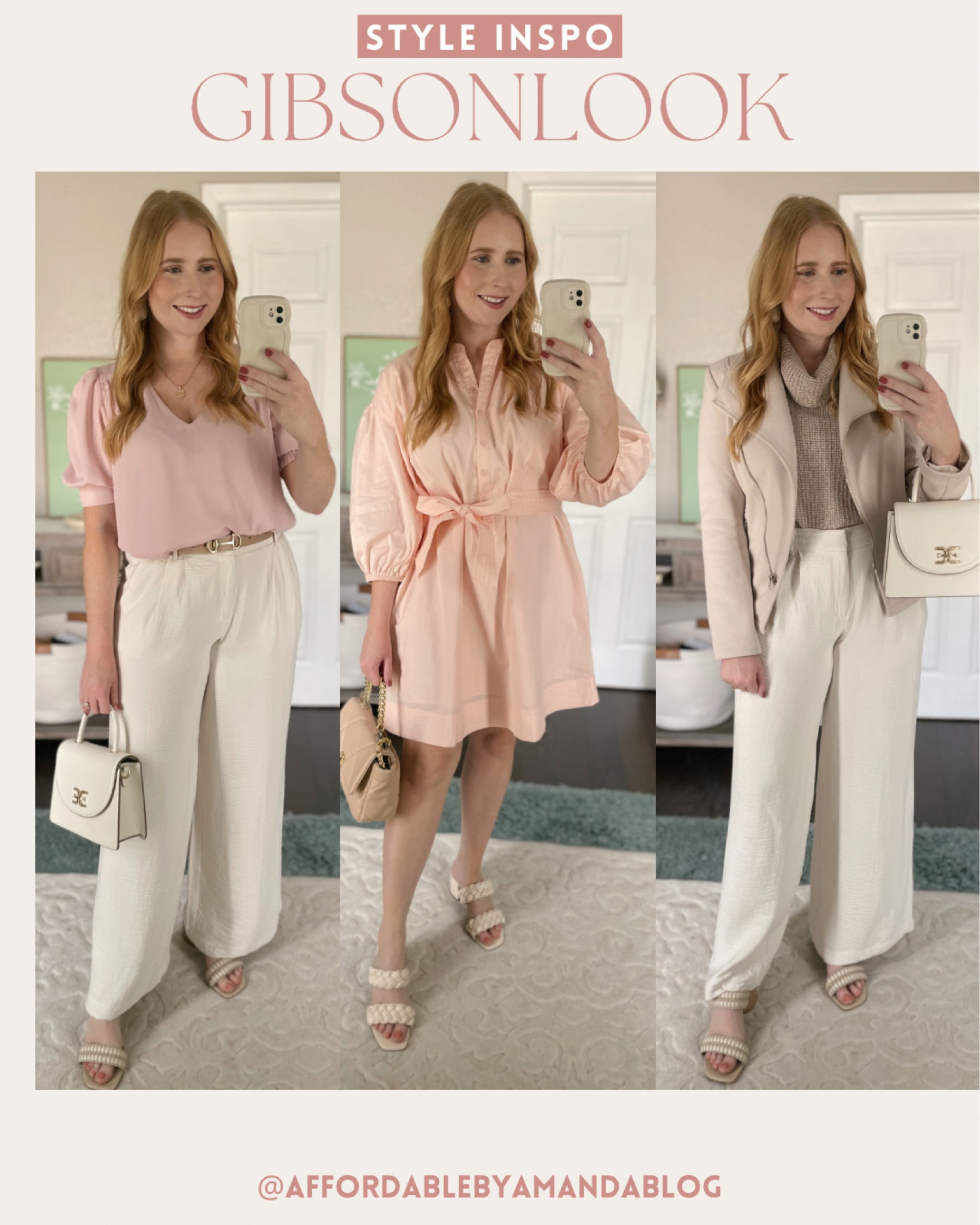 Work outfit ideas from gibsonlook I have a 10% off code: AMANDA10 at checkout! Medium in tops and dress #work #office #workwear

#LTKSeasonal #LTKworkwear #LTKunder50