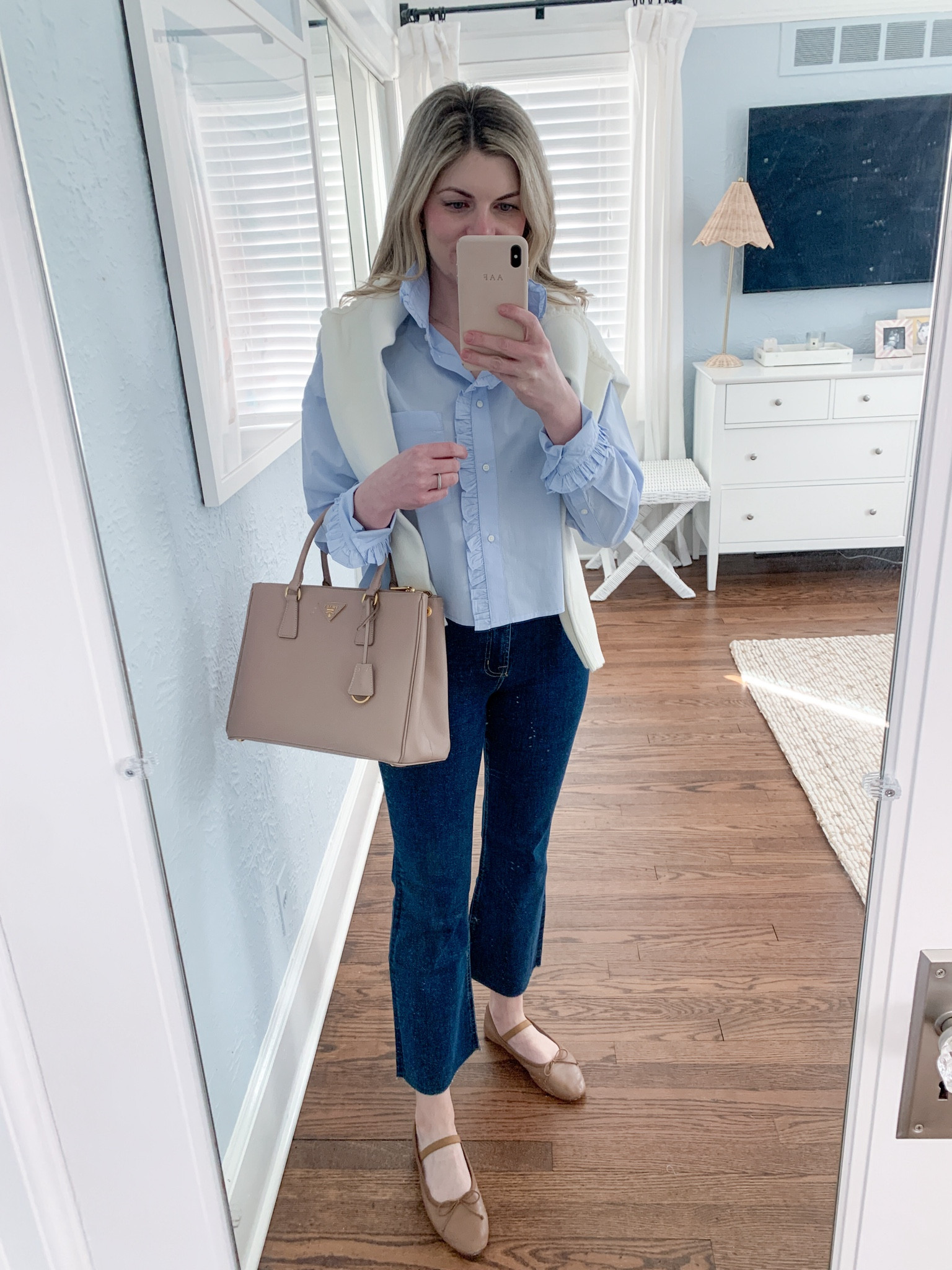 Preppy spring outfit idea. Jeans under $50!

#LTKfindsunder50 #LTKshoecrush #LTKworkwear