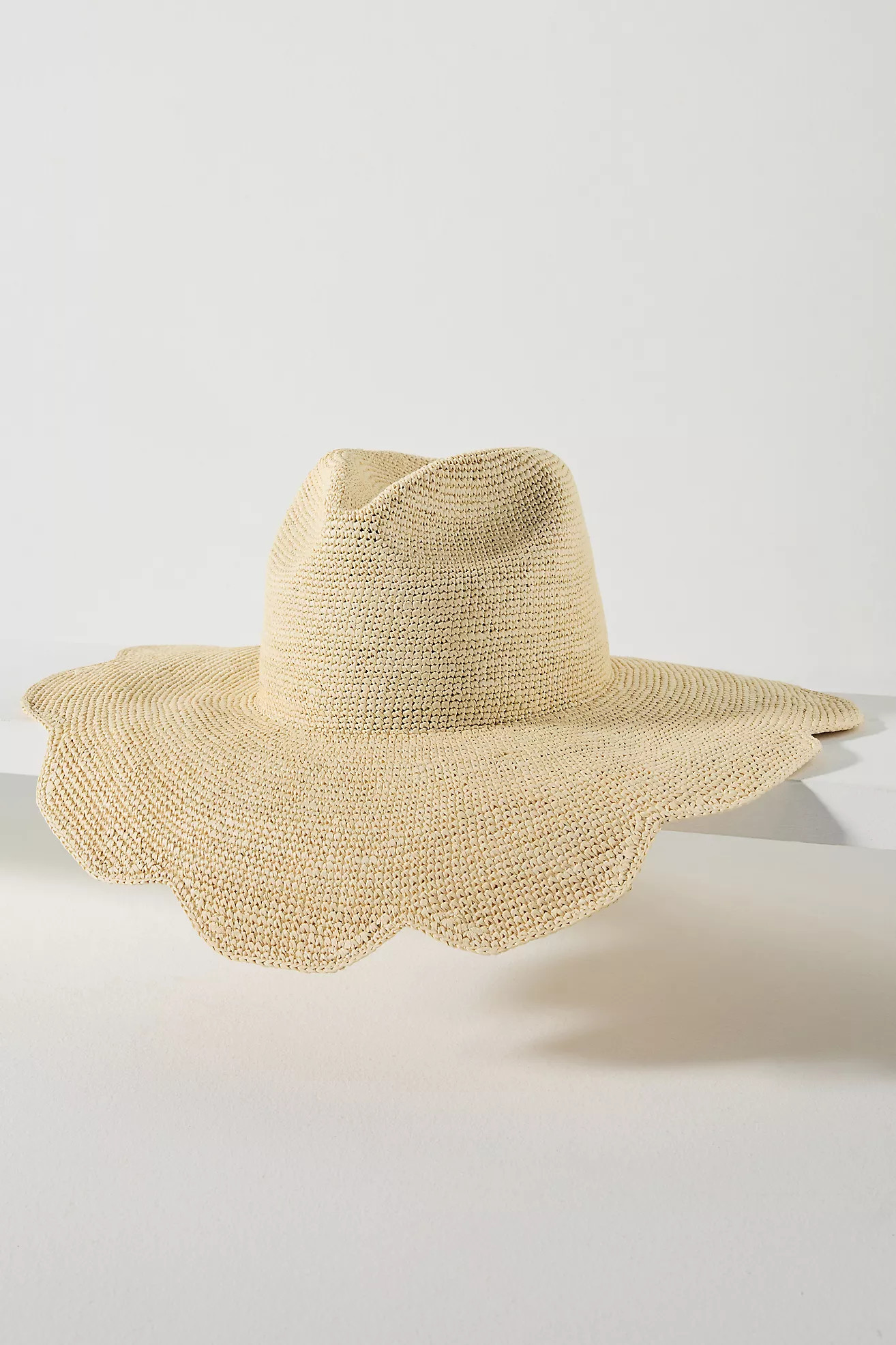 Freya Flat-Brim Raffia Rancher Hat | Anthropologie (US)