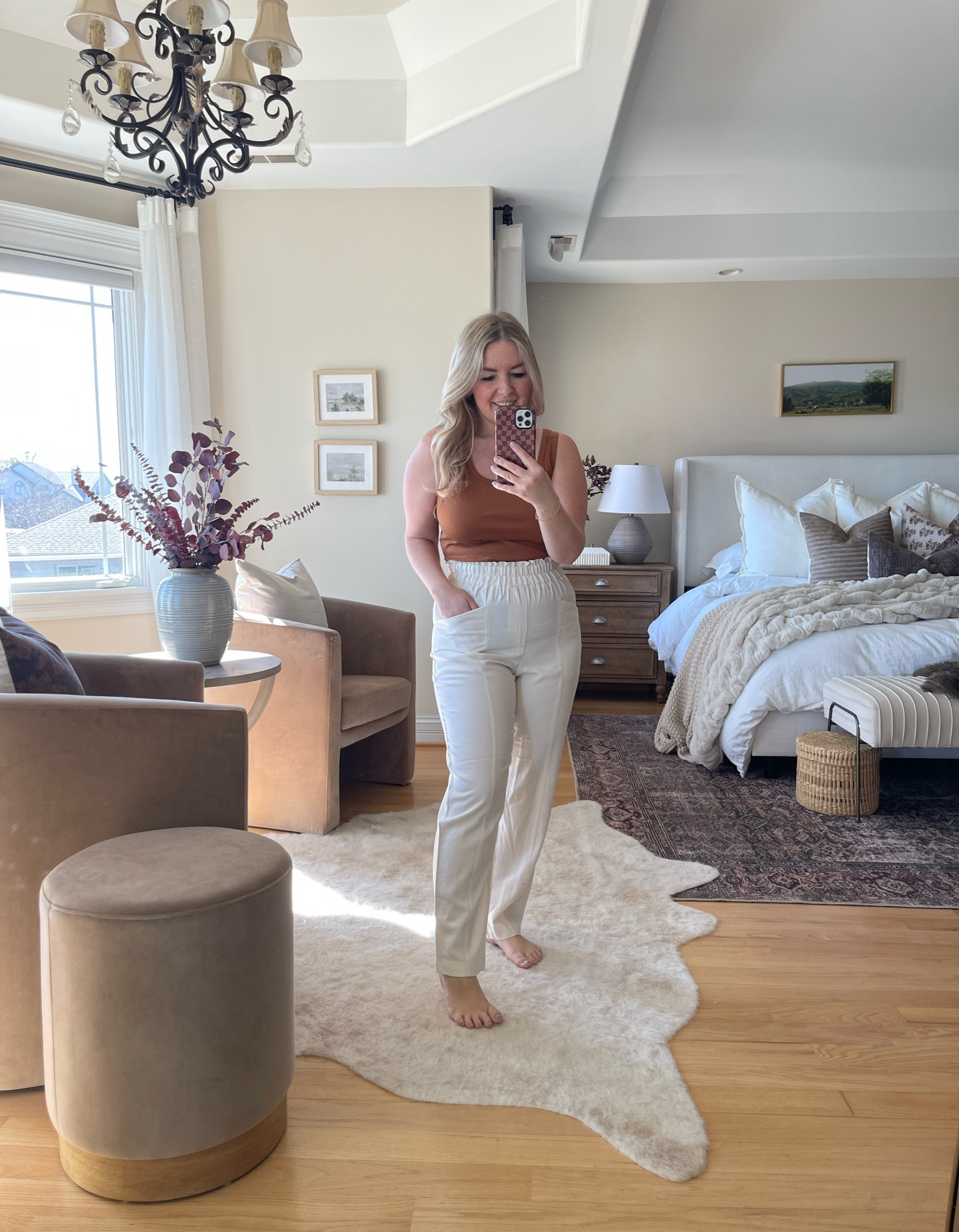 $25 linen pants & $8 tank top for spring! Love this outfit, add denim jacket and sandals! 

Linen pants, tank too, bedroom, spring break, spring outfit, spring dress, pants, Easter outfit, vacation outfit, travel outfit, Target style, primary bedroom, master bedroom, home, 

#LTKSeasonal #LTKFind #LTKstyletip