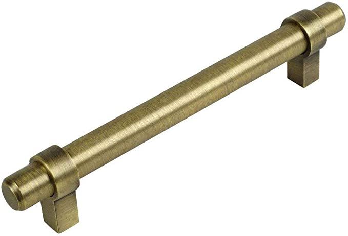 10 Pack - Cosmas 161-128BAB Brushed Antique Brass Cabinet Bar Handle Pull - 5" Inch (128mm) Hole ... | Amazon (US)