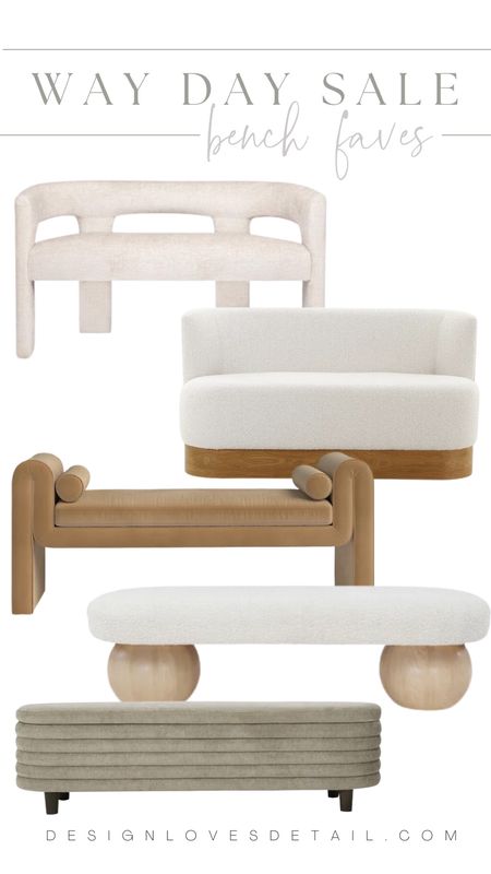 Love these Way Day finds! Pretty benches on major savings with Wayfair’s best sale of the year. Up to 80% off + free shipping sitewide 

#wayday #sale #home 

#LTKhome #LTKsalealert #LTKSeasonal