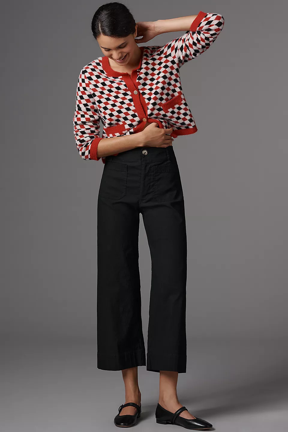 The Colette Cropped Wide-Leg Pants by Maeve | Anthropologie (US)