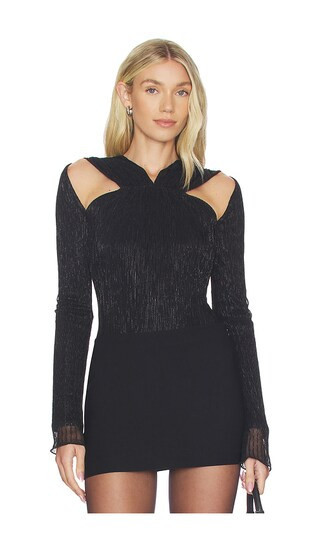 Lovers and Friends Edie Bodysuit in Black. - size L | Revolve Clothing (Global)