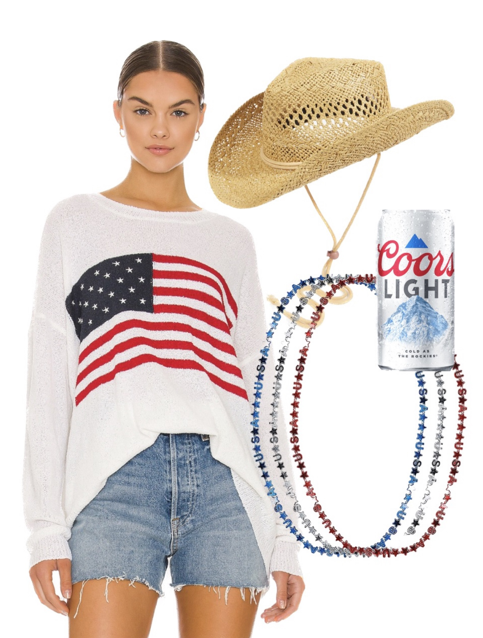 Memorial Day or 4th of July inspo. Love that cowgirl hat addition. It’s giving coastal cowgirl vibes🤠🇺🇸

#LTKSeasonal #LTKstyletip #LTKFind