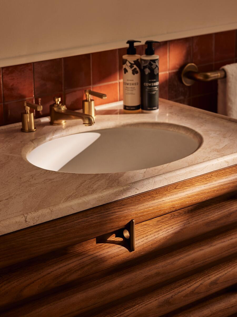 Harrison Double Vanity Unit, Royal Diana Marble - Soho Home | Soho Home Ltd