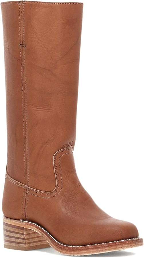 Banana Women's Knee High Boots Comfortable Chunky Block Heel Long Boots for Women Casual Square T... | Amazon (US)