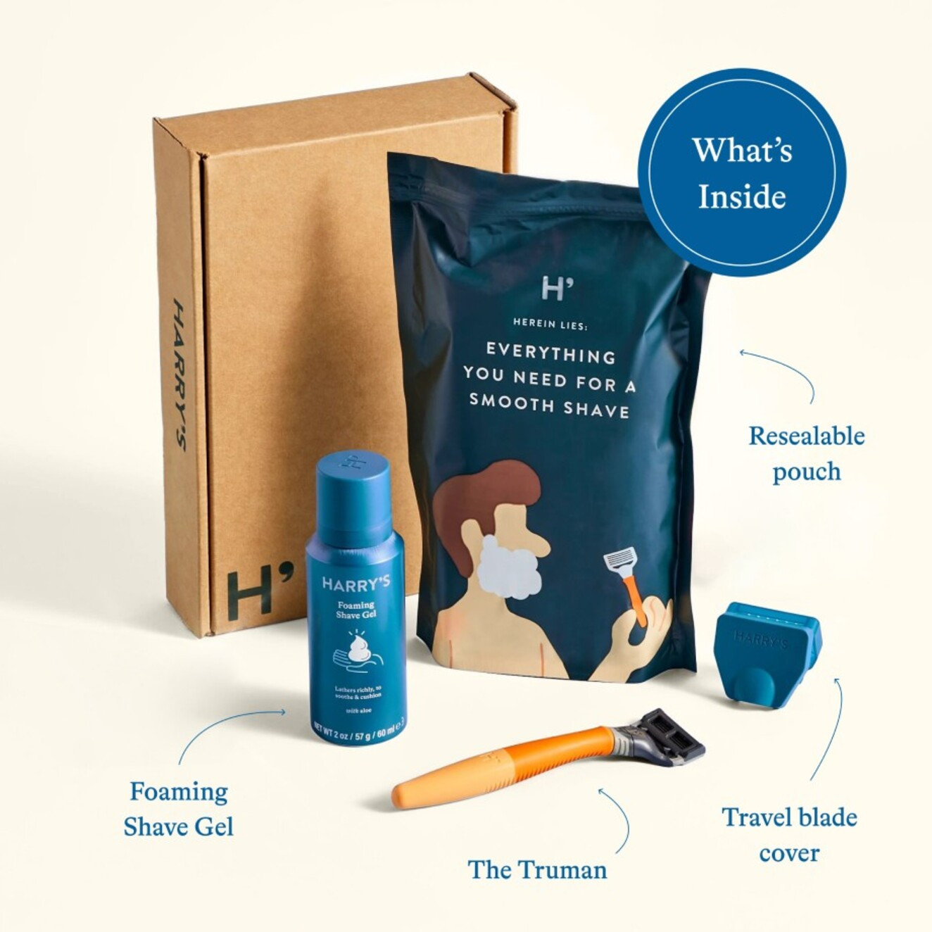 Everything you need for a great shave: | Harry's, Inc