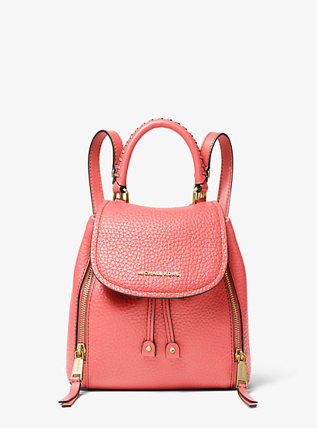 Viv Extra-Small Pebbled Leather Backpack | Michael Kors US