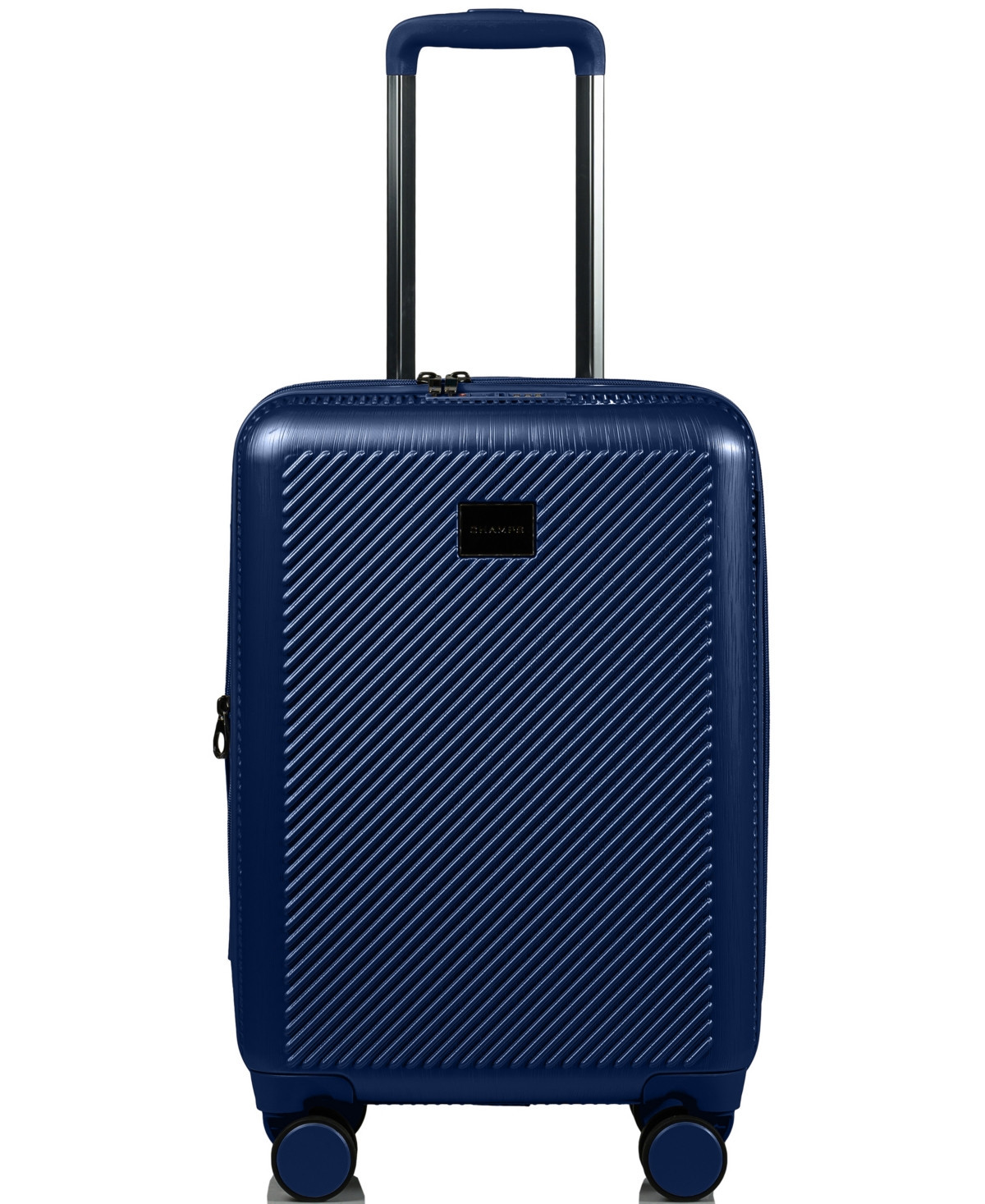 Champs 20" Iconic Ii Collection Hardside Carry-On Luggage - Navy | Macy's