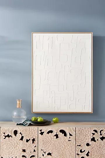 White Maze Wall Art | Anthropologie (US)