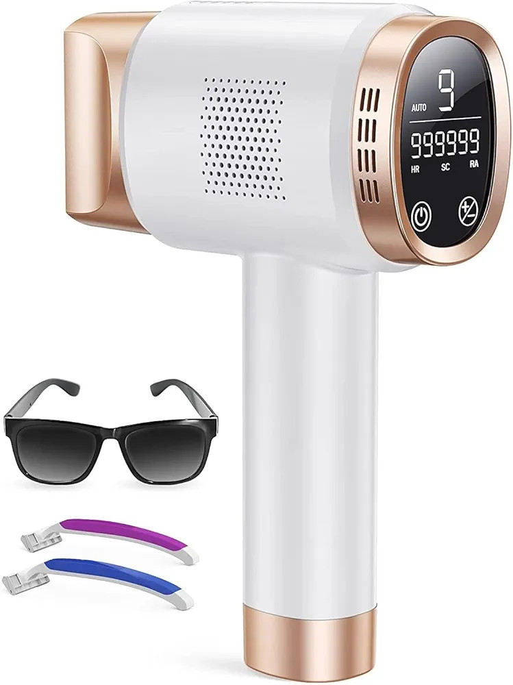 IPL Laser Hair Removal for Women and Men, At-home Permanent Hair Removal Device 999999 Flashes Ha... | Amazon (US)