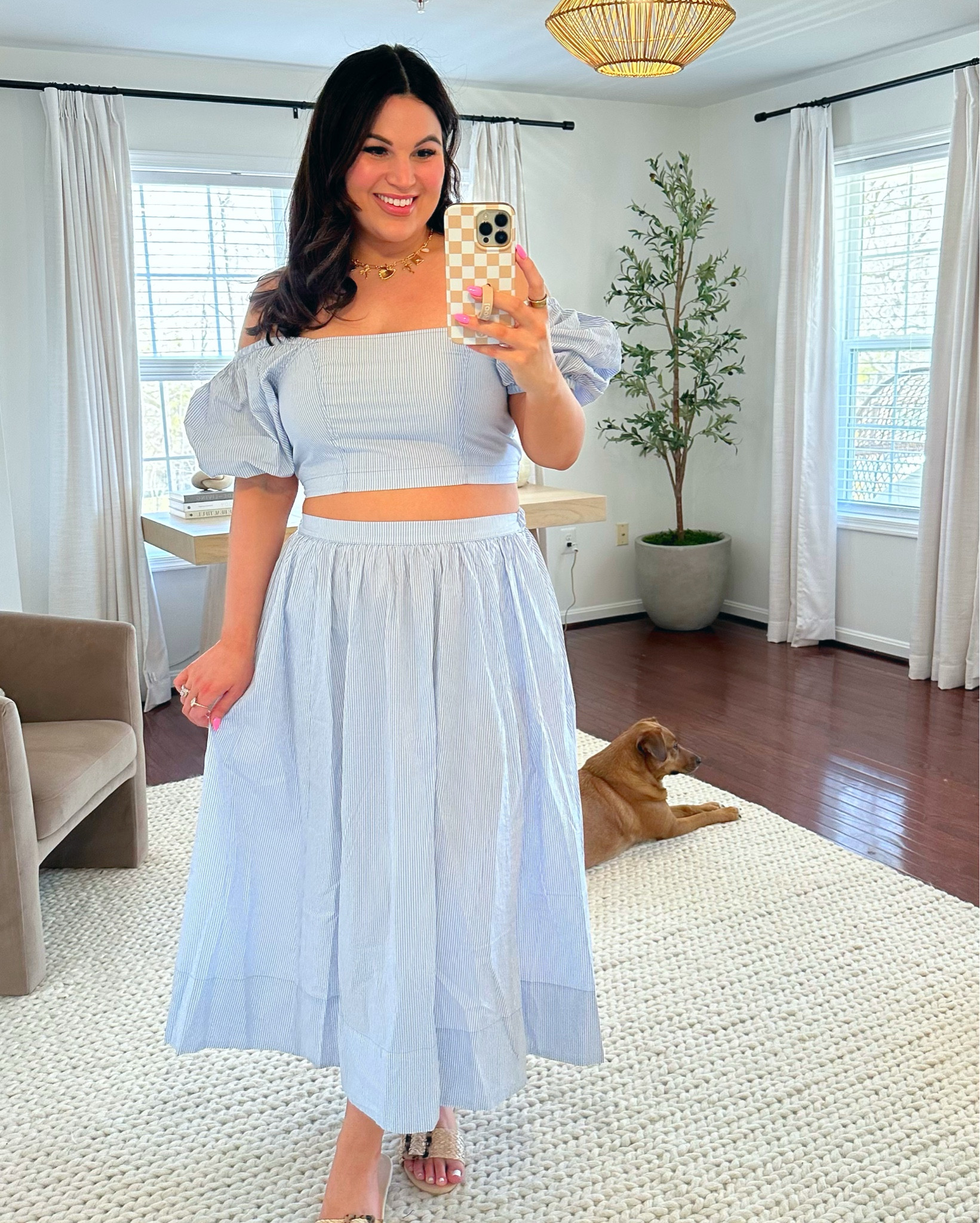 Midsize spring aerie haul! Spring has officially sprung at aerie 🌸 and everything is SOOO good! 

Blue stripe top - large 
Blue stripe skirt - large 
Green dress - large 
Yellow dress - large 
Purple dress - large
Denim dress - xl (I sized up for length but too big & still too short for me 😩)
Yellow sweatshirt - large
Yellow skirt - large 
Blue leggings - large long 
Blue sweatshirt - large 
Floral pajama pants - large 
Floral pajama top - large 

Aerie, aerie haul, spring fashion, spring haul, aerie spring, American Eagle, spring outfits, midsize, midsize outfit, tall girl fashion, spring dress, Easter dress

#LTKSaleAlert #LTKSeasonal #LTKMidsize