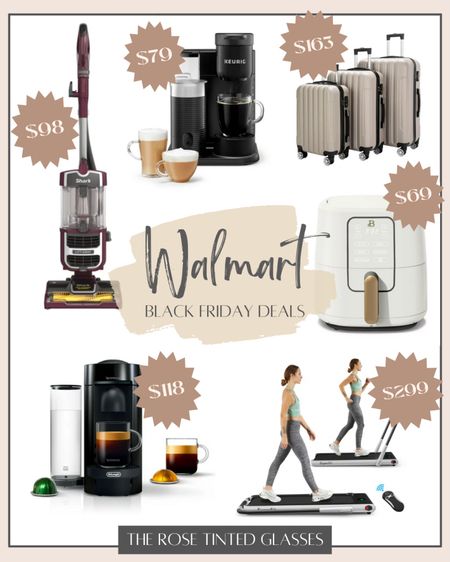 Walmart has had sooo many deals lately! Some that I find noteworthy:
Shark lift-away vacuum - $98
Keurig Latte Machine - $79
Nespresso Coffee Machine- $118
Under Desk Treadmill - $299
Beauty Appliance Air Fryer - $69
3 piece luggage set - $163

#LTKHoliday #LTKCyberweek #LTKGiftGuide