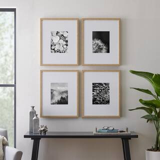 StyleWell 16" x 20" Matted to 8" x 10" Ash Gallery Wall Picture Frame (Set of... | The Home Depot