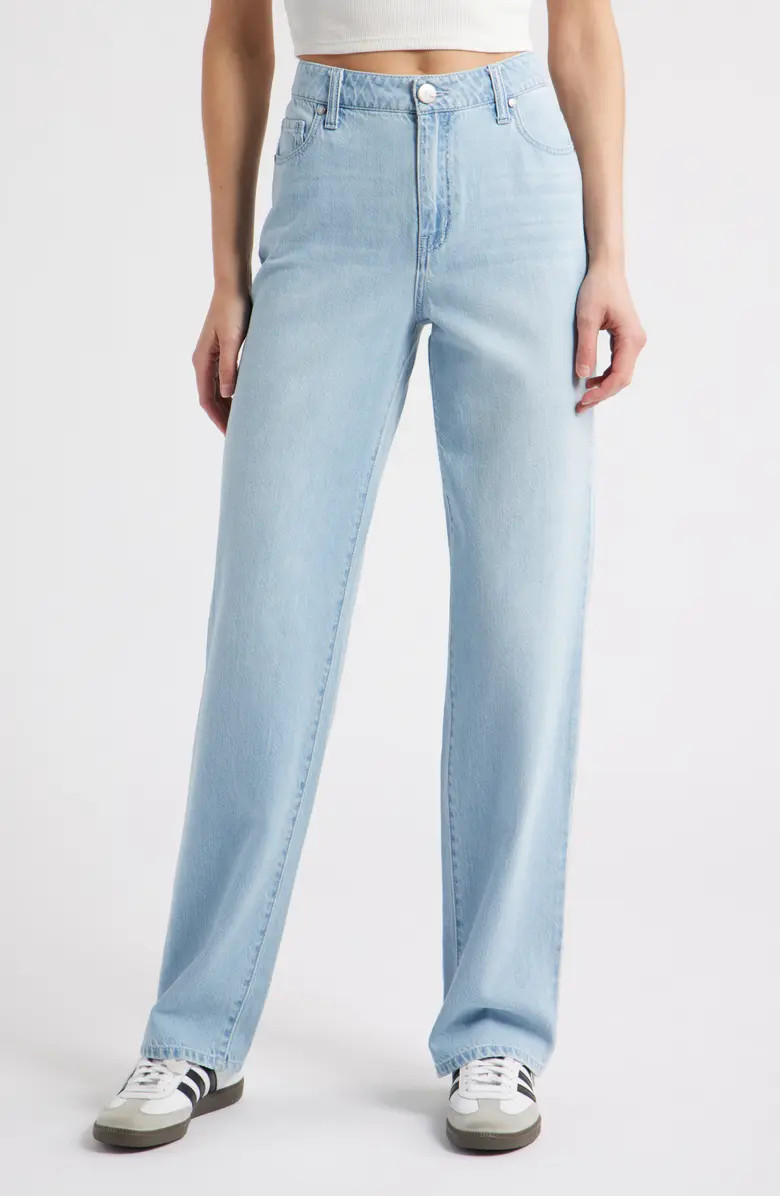 High Waist Baggy Straight Leg Jeans | Nordstrom