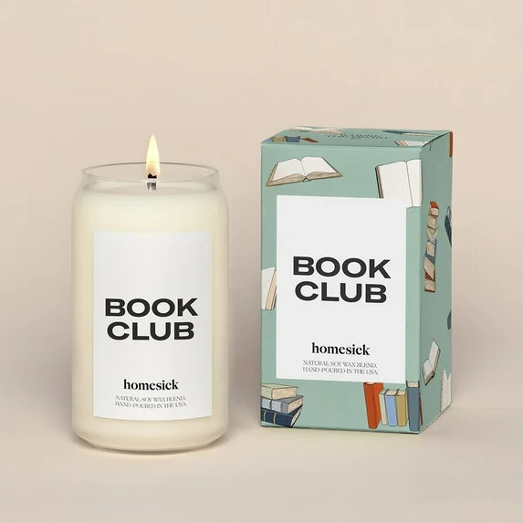 Homesick Premium Scented Candle, Book Club | Walmart (US)