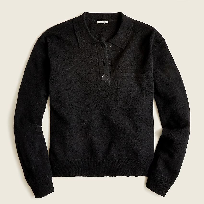 Cashmere collared sweater | J.Crew US