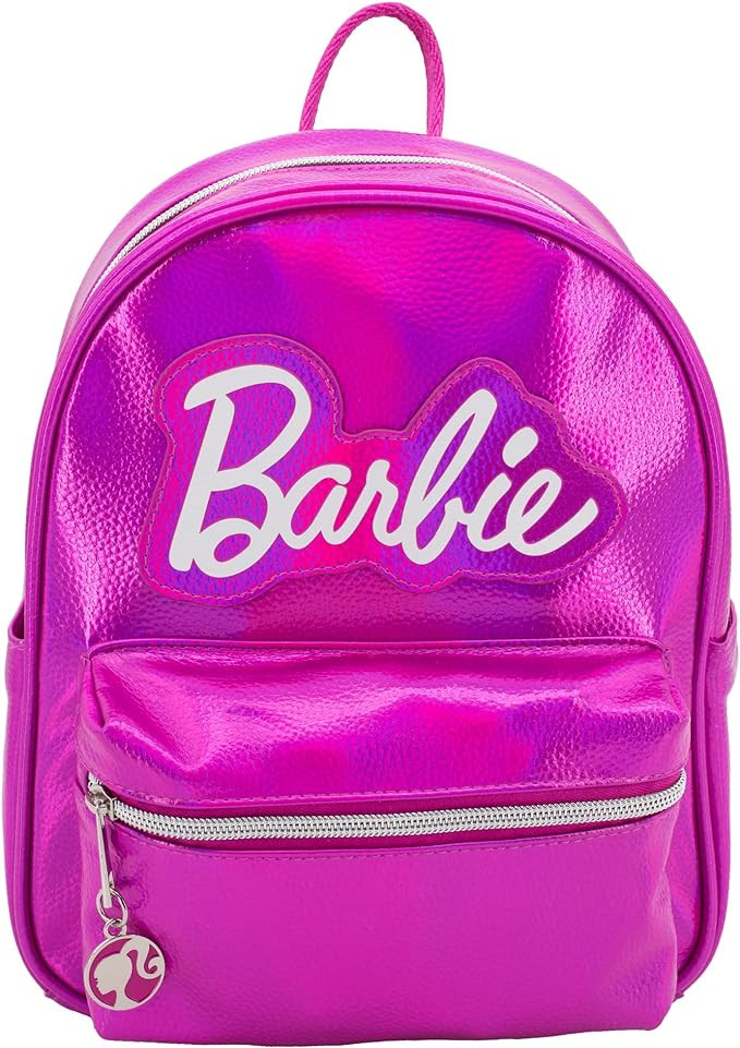 AI ACCESSORY INNOVATIONS Barbie Iconic Vegan Leather Cosplay Mini Backpack Purse, 10.5 Inch, Barb... | Amazon (US)