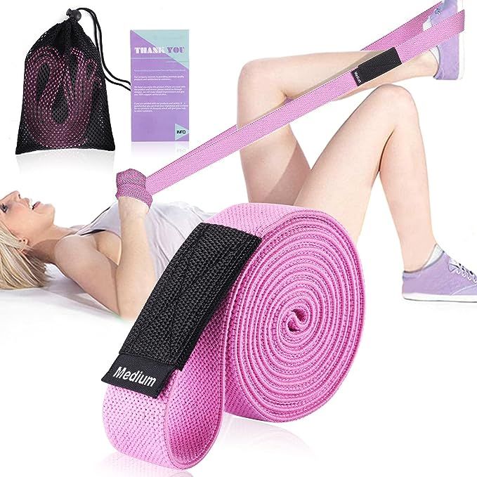 JASUEN Resistance Band Long Exercise Band for Women and Men - Fabric Loop Strength Training Pull ... | Amazon (UK)