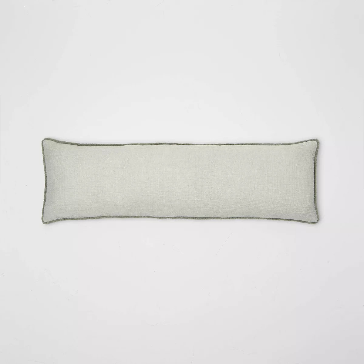 Lumbar Textured Chambray Cotton Bed Decorative Throw Pillow  - Casaluna™ | Target