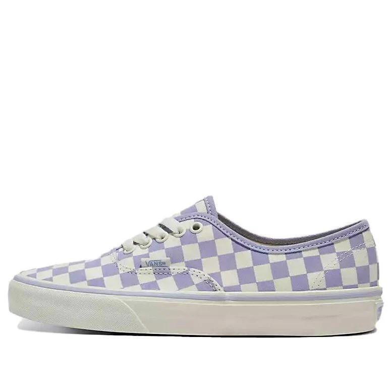 Vans Authentic Checkerboard Shoes 'White Purple' | KICKS CREW