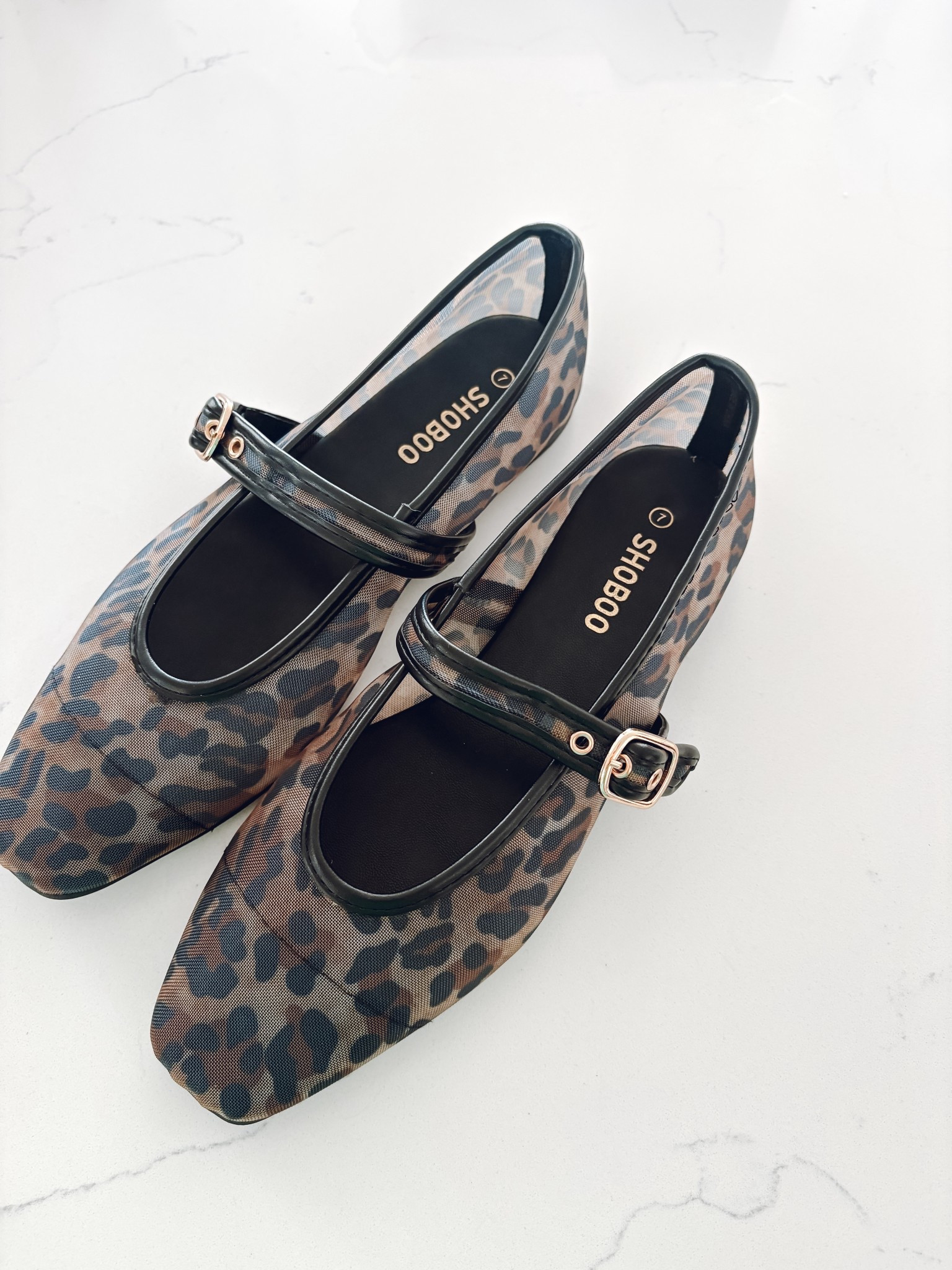 leopard flats with the trendy mesh but the toe part isn’t see through!! True to size and comfortable 

| teacher shoes | womens flats 

#LTKWorkwear #LTKFindsUnder100 #LTKSummerEdit