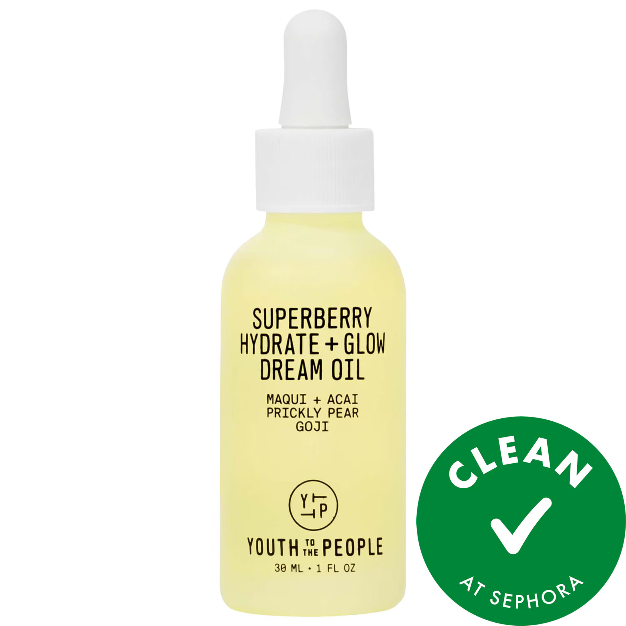 Youth To The People Superberry Hydrate + Glow Dream Oil with Squalane and Antioxidants 1 oz / 30 ml | Sephora (US)
