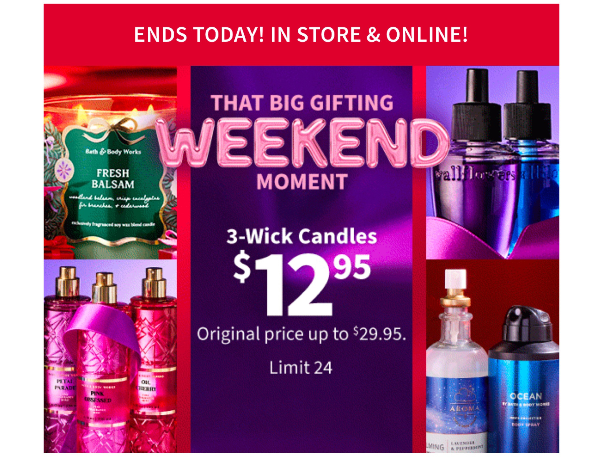 Huge Sale on 3-wick candles and Wallflowers!!

#LTKSeasonal #LTKSaleAlert #LTKCyberWeek