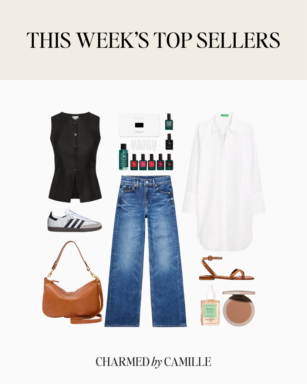 This week's top sellers according to you ✨ these jeans are a favorite of mine, they can easily be elevated for happy hour, date night, or casual work days! this swim cover up is also a favorite of mine. 

 #LTKootd #LTKSeasonal