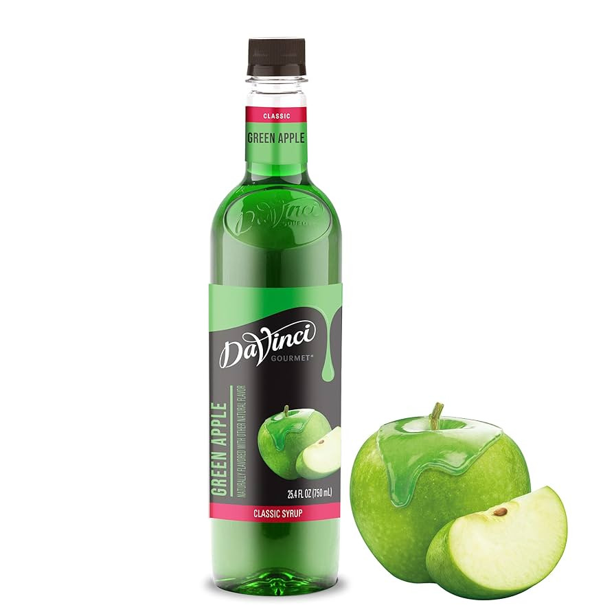 DaVinci Gourmet Green Apple Syrup, 25.4 Fluid Ounces (Pack of 1) | Amazon (US)