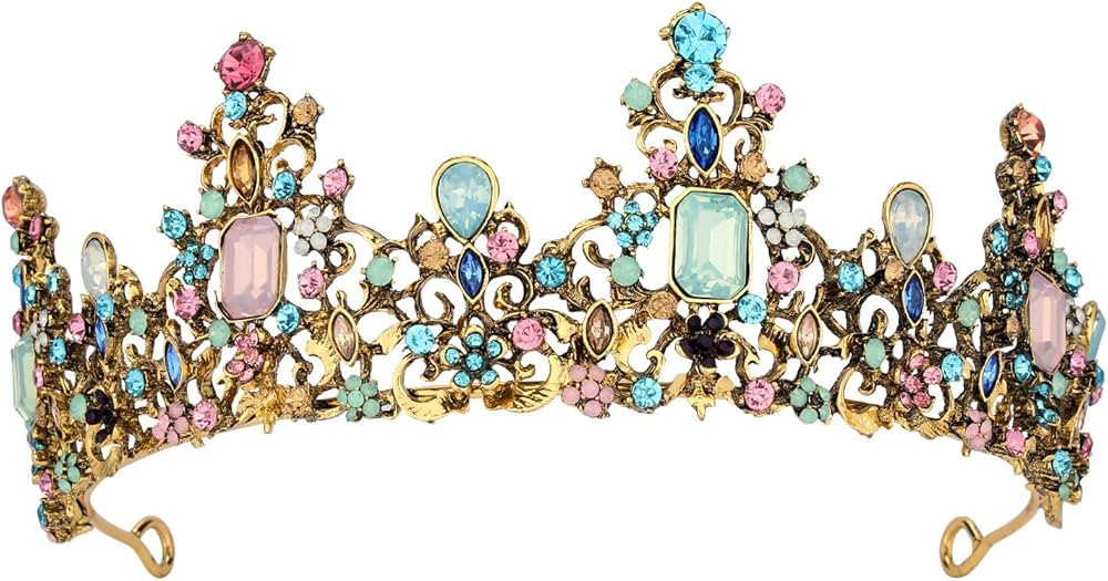 Didder Baroque Vintage Crowns for Women Princess Crown Tiaras for Women Girls Royal Tiaras and Cr... | Amazon (US)
