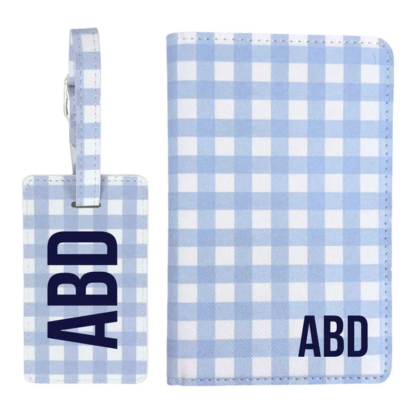 Coastal Luggage Tag & Passport Holder Set | Sprinkled With Pink