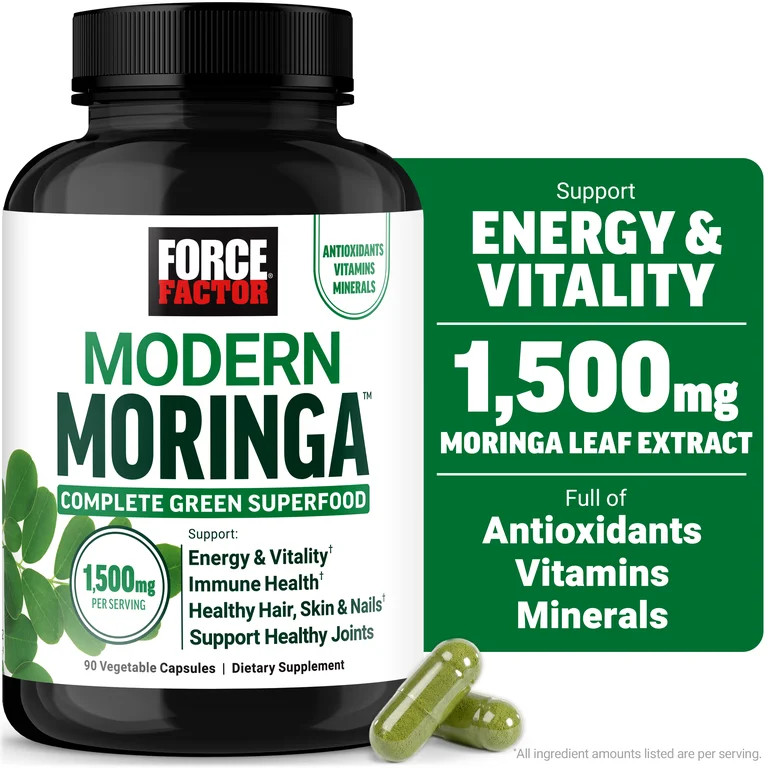 Force Factor Modern Moringa Capsules, Complete Green Superfood to Support Energy, Immune Health, ... | Walmart (US)