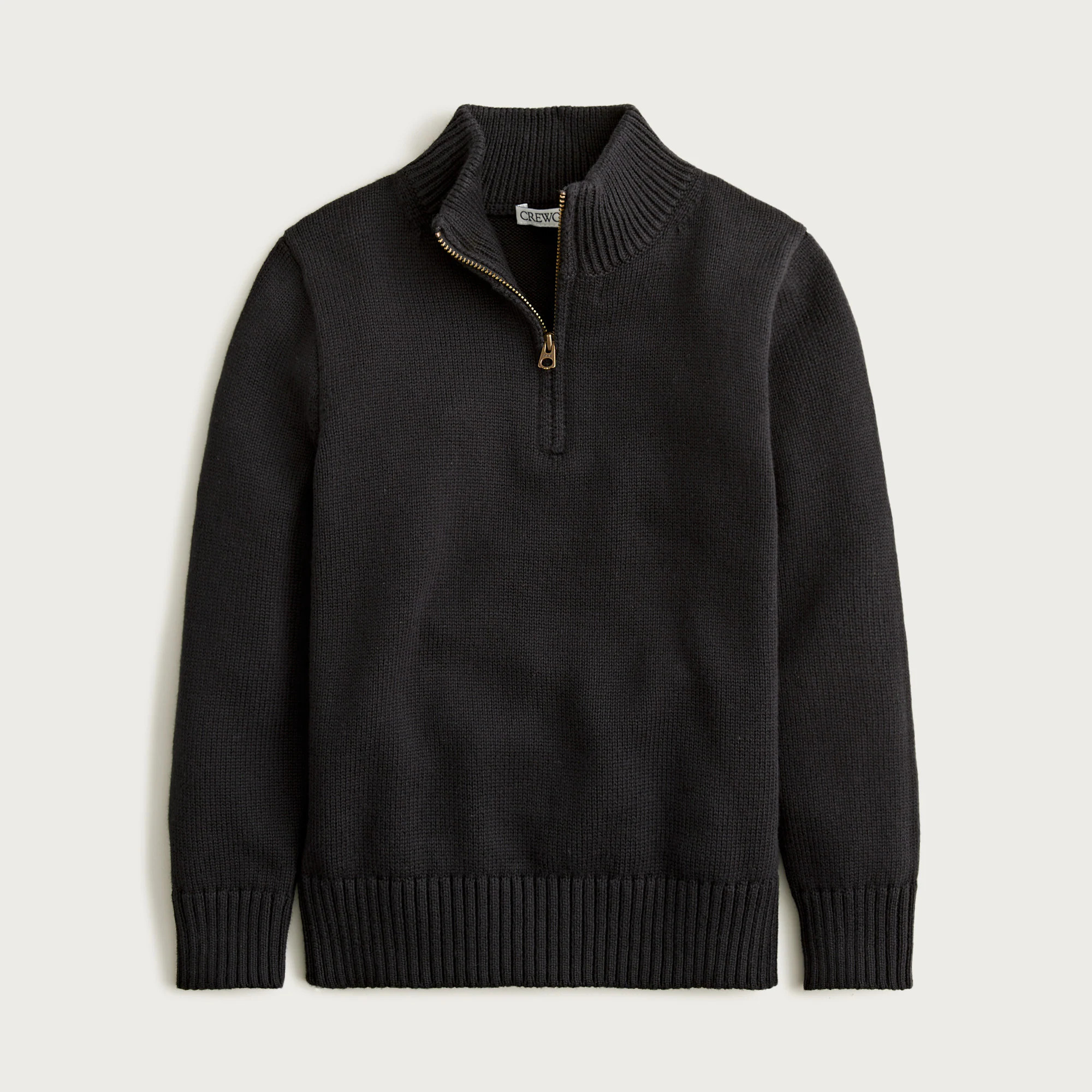 Kids' heritage cotton half-zip sweater | J. Crew US