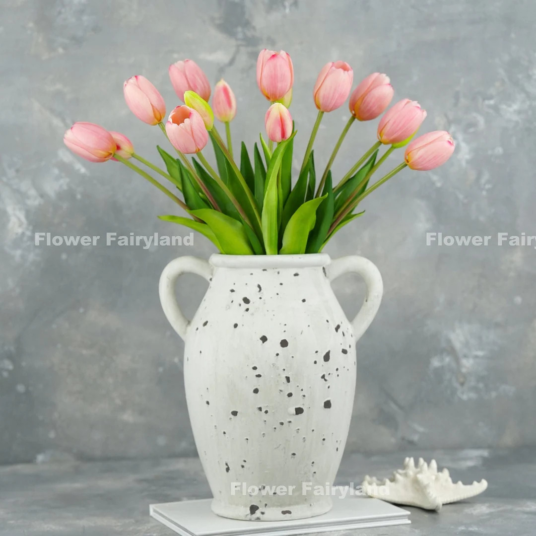 5 Stems Tulip High Quality Artificial Flower Wedding/home Decoration Gifts Light Pink - Etsy | Etsy (US)