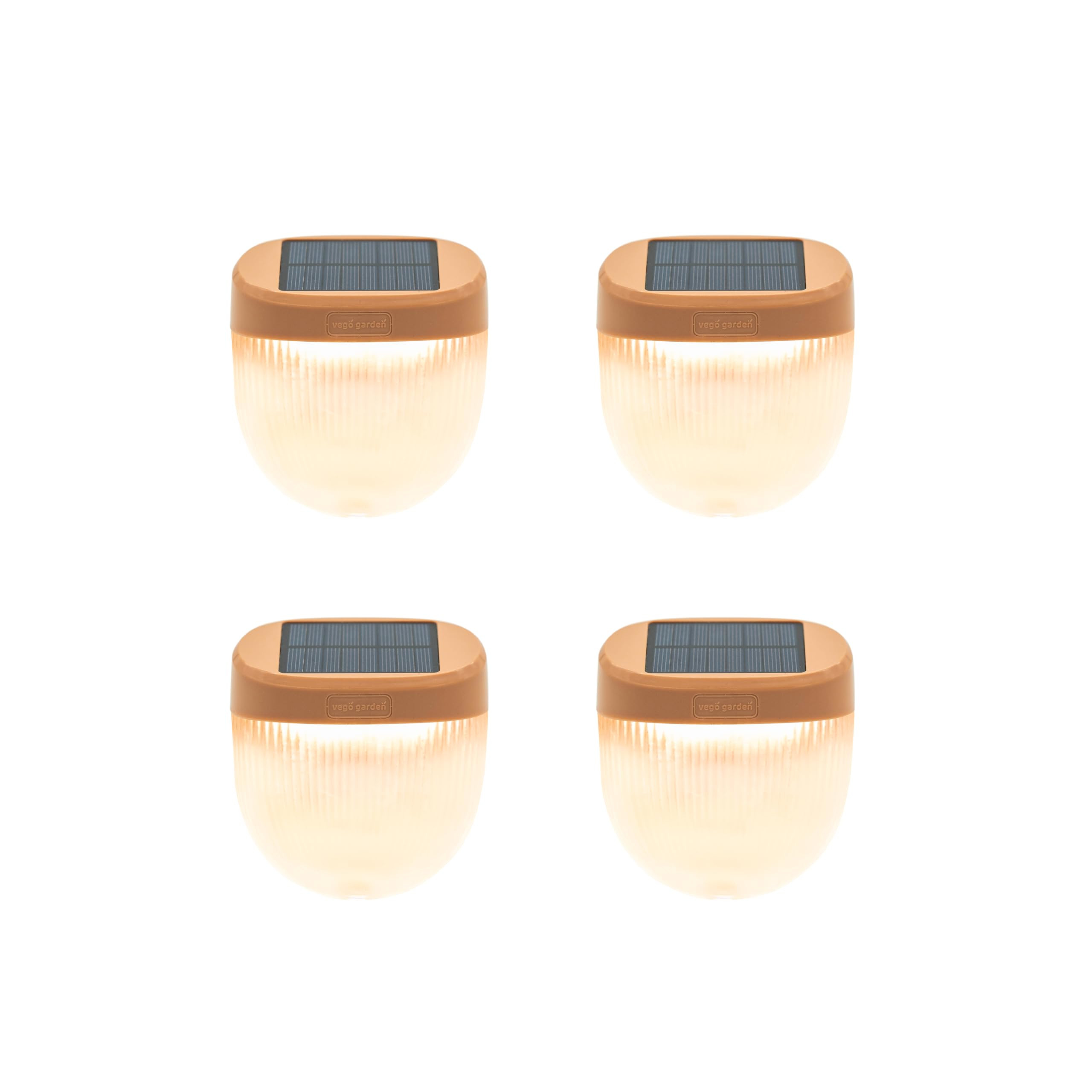 Vego garden Rippled Solar Garden Lights with Auto Sensors Magnetize Securely to Raised Beds, IPX4... | Amazon (US)