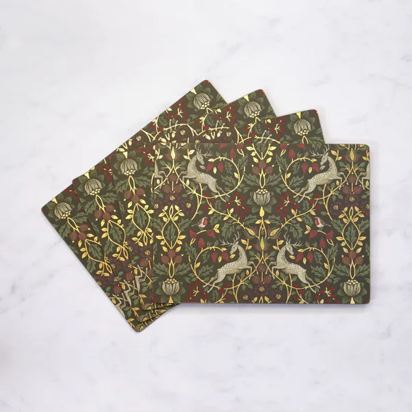 Pack of 4 Winter Forest Placemats | Dunelm