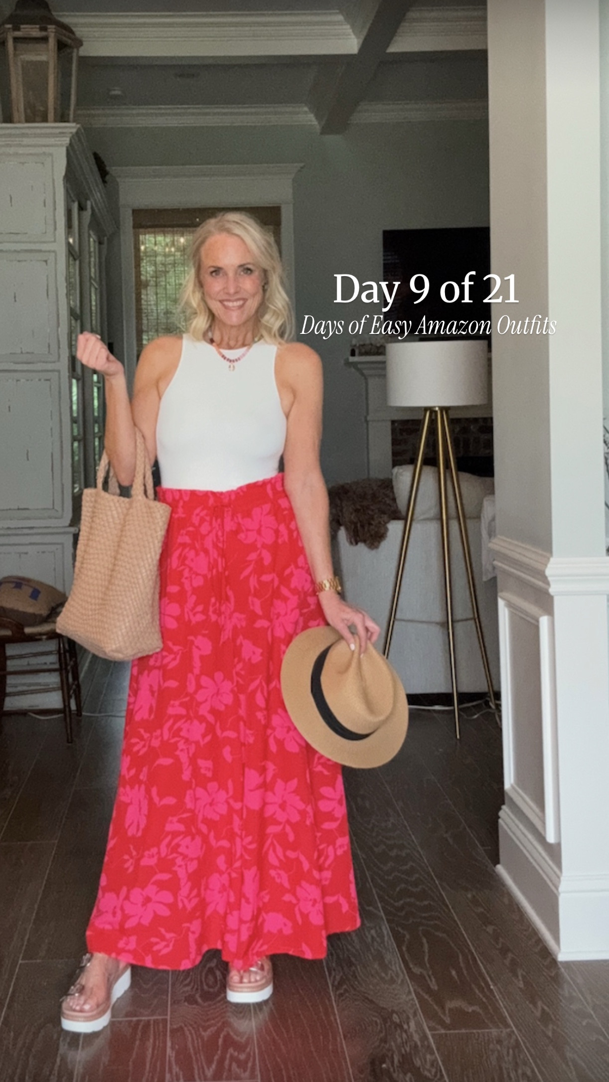 Wearing my true size medium in this bodysuit and flowy pants (that look like a skirt 🤩)



#LTKStyleTip #LTKSummerEdit #LTKOver40