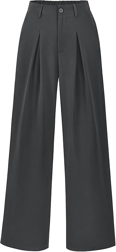High Waisted Wide Leg Pants for Women Womens Business Casual Pants Stretchy Work Pant for Women w... | Amazon (US)