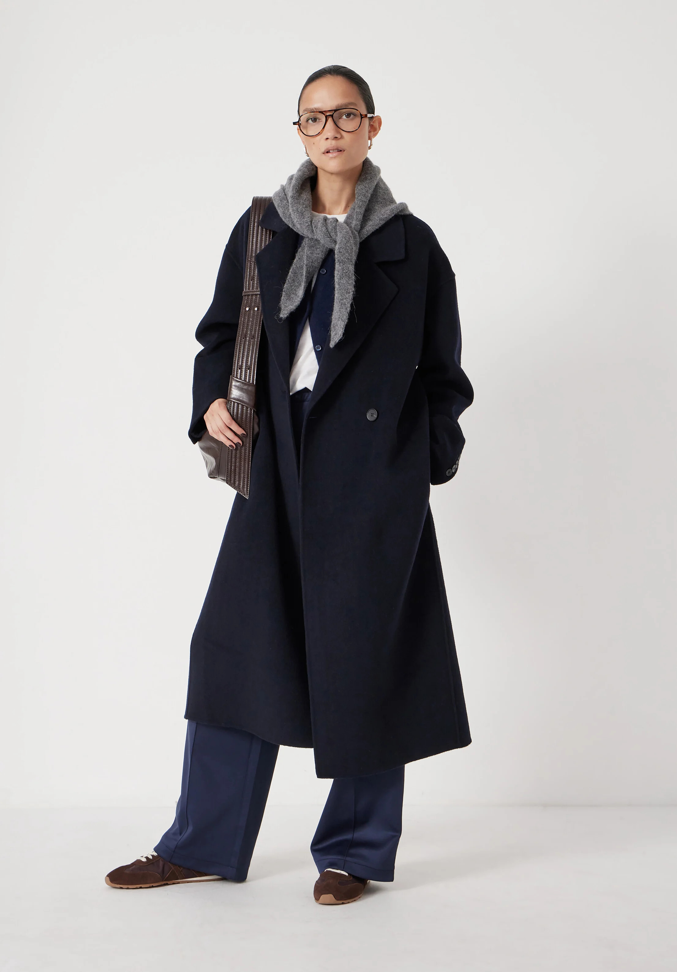 Pure Wool Double Faced Coat | Hush UK