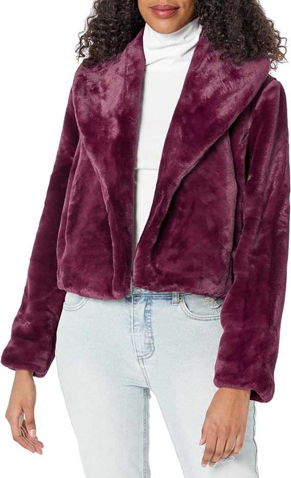 [BLANKNYC] womens Women's Faux Fur Jacket | Amazon (US)