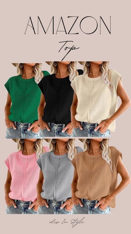Amazon cap sleeve sweater is on sale for under $15 if you use code YKY6IGFK and the 15% off coupon!

#LTKstyletip #LTKSpringSale #LTKworkwear