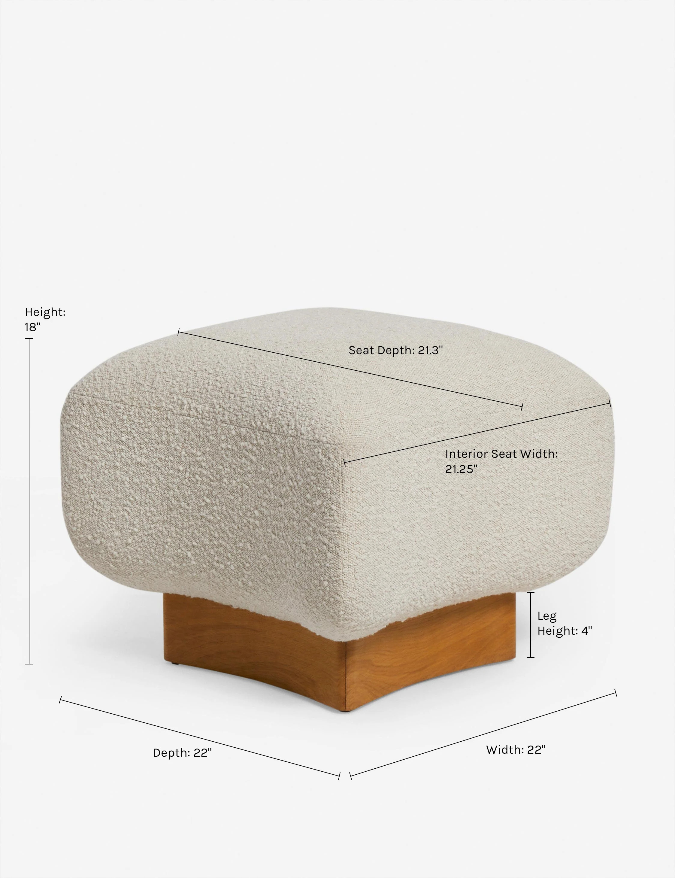 Lua Ottoman by Eny Lee Parker | Lulu and Georgia 