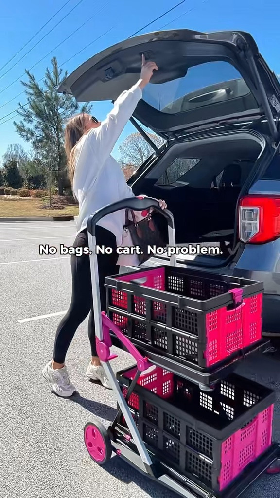 This foldable shopping cart is lightweight, holds up to 200 pounds, and has 360° swivel wheels so it’s easy to push through the store. There’s also a bottom rack for heavier groceries like drinks or bulk items.

The best part is when I get home… I just carry the basket inside and place it right on the counter instead of unloading multiple grocery bags.

#AmazonFinds
#TikTokMadeMeBuyIt
#LifeHacksForWomen
#GroceryShoppingHack
#Over40Lifestyle